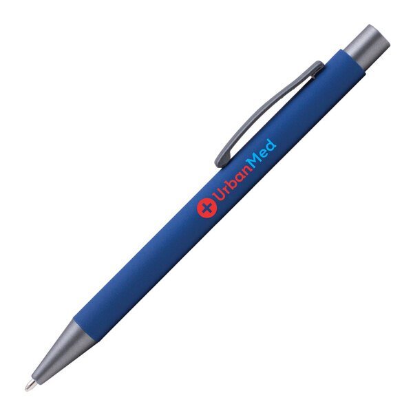 Bowie Soft Coated Ballpoint Pen, Full Color