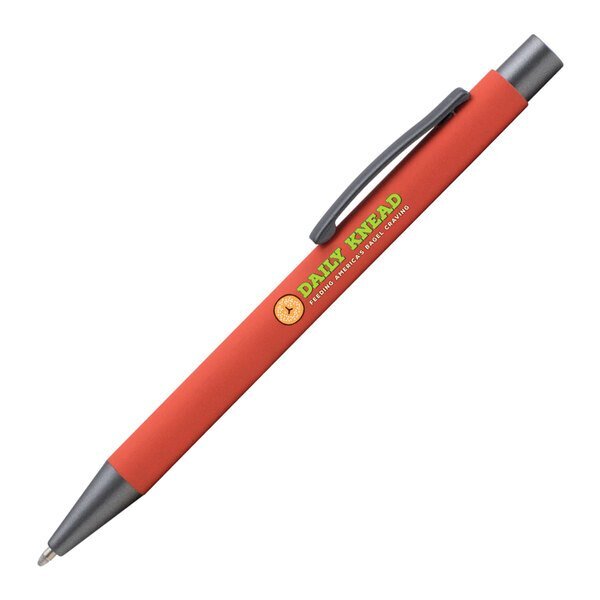 Bowie Soft Coated Ballpoint Pen, Full Color
