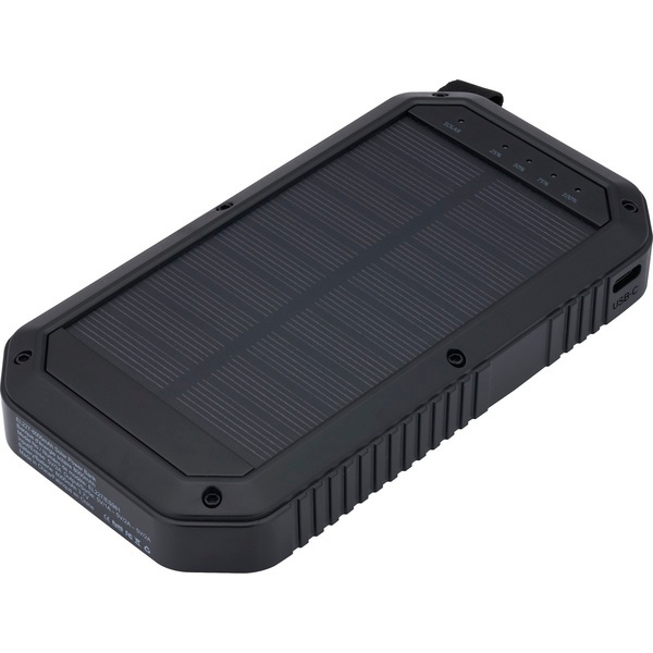 Trio Port Solar Charge LED Power Bank, 8000mAh