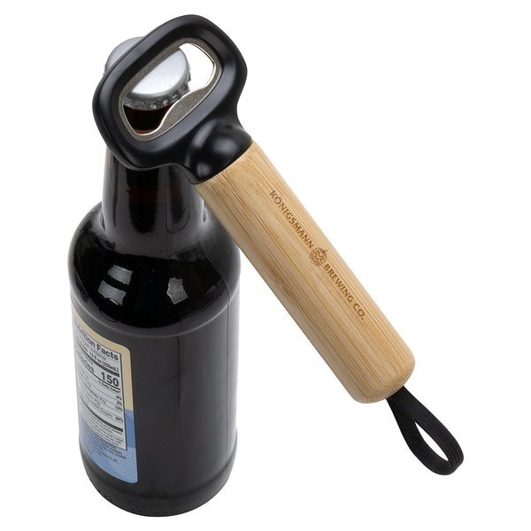 Pop Top Bamboo Bottle Opener