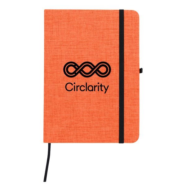 Heathered Journal w/ Pen Loop, 5" x 7"