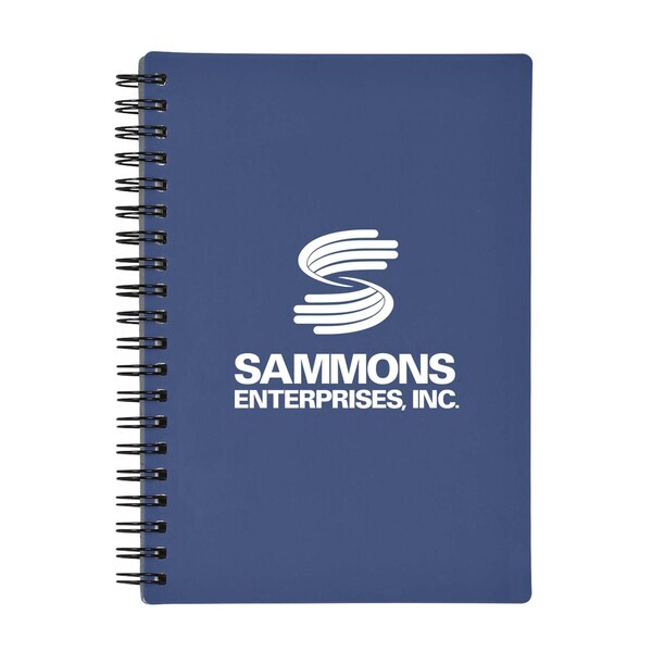 Rubber Spiral Notebook, 5" x 7"