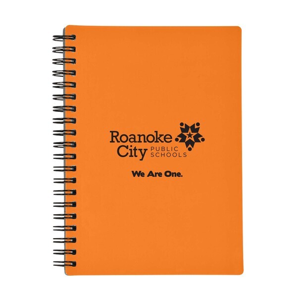 Rubber Spiral Notebook, 5" x 7"