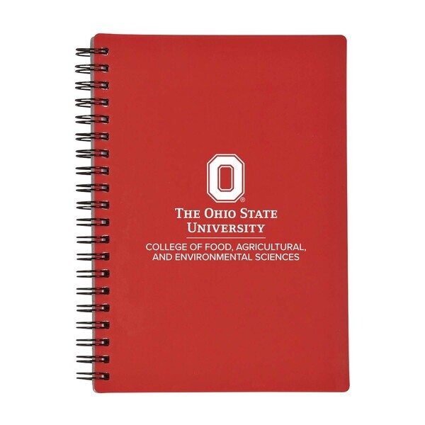 Rubber Spiral Notebook, 5" x 7"