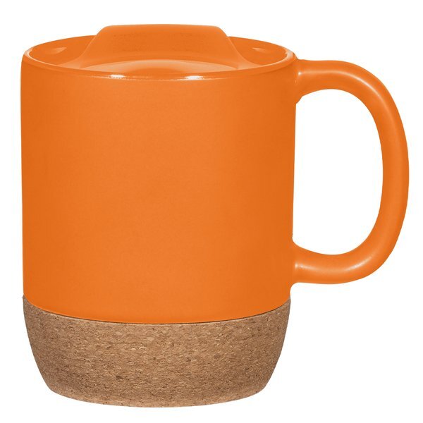 Quiver Cork Base Ceramic Mug, 14oz.