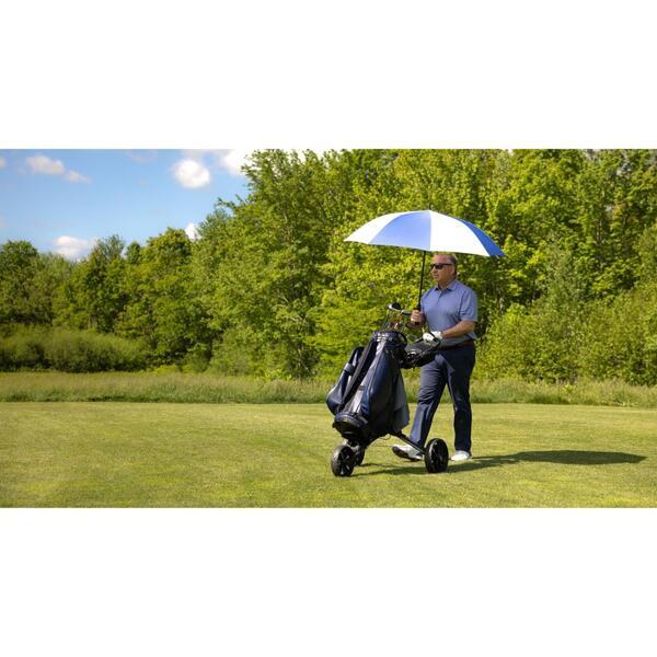 Elements Recycled Auto Open Golf Umbrella, 60" Arc