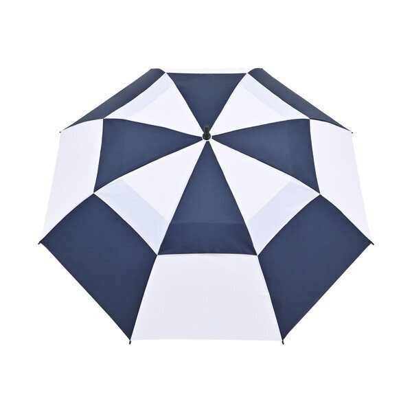 Elements Recycled Auto Open Double Canopy Golf Umbrella, 60" Arc