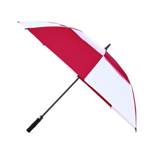 Elements Recycled Auto Open Double Canopy Golf Umbrella, 60" Arc