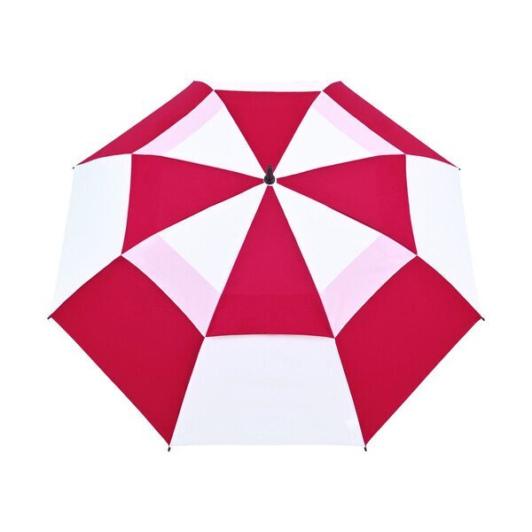 Elements Recycled Auto Open Double Canopy Golf Umbrella, 60" Arc