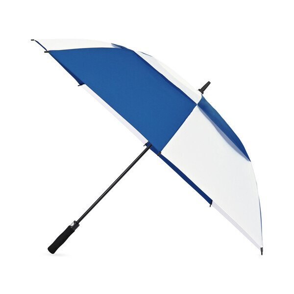 Elements Recycled Auto Open Double Canopy Golf Umbrella, 60" Arc