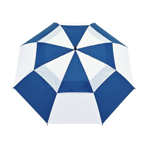 Elements Recycled Auto Open Double Canopy Golf Umbrella, 60" Arc