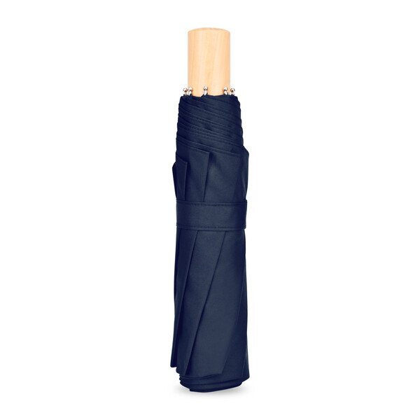 Elements Recycled Manual Folding Umbrella, 43" Arc