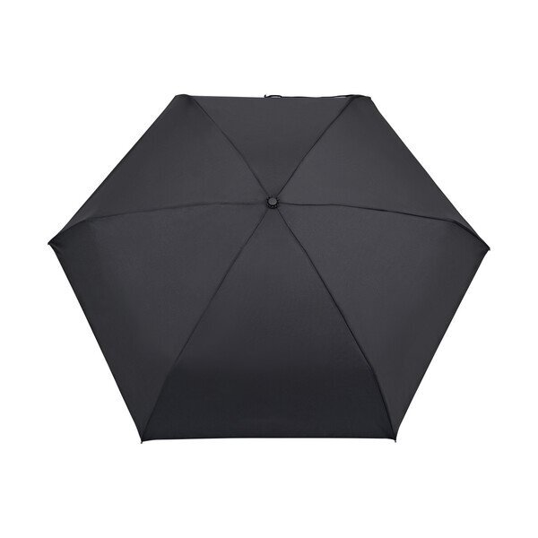 Elements Recycled Manual Mini Folding Umbrella, 39" Arc