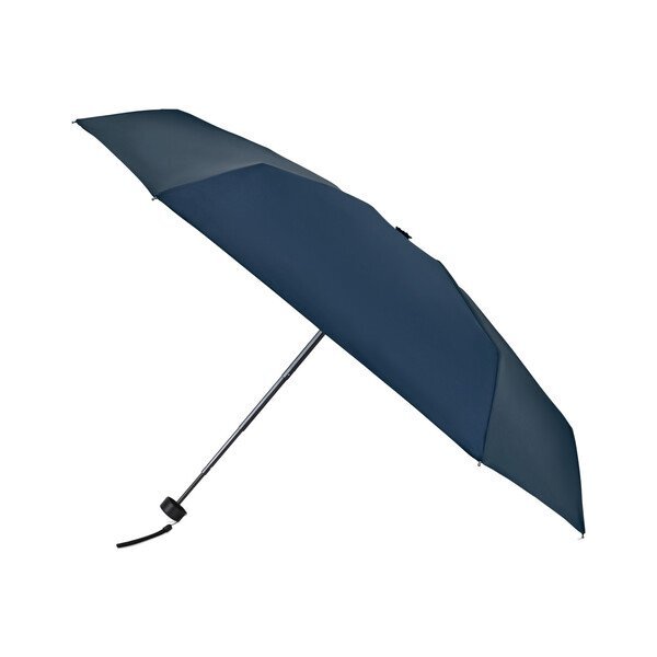 Elements Recycled Manual Mini Folding Umbrella, 39" Arc