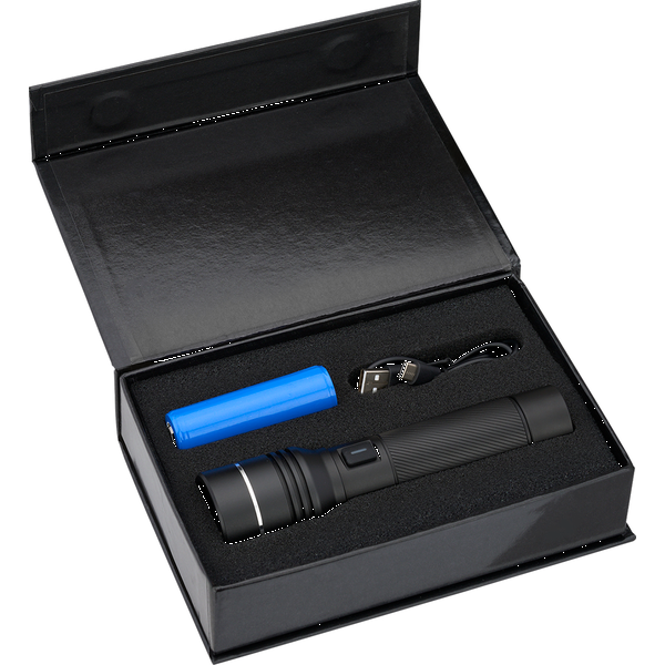 Rechargeable 20W White Laser LED Flashlight