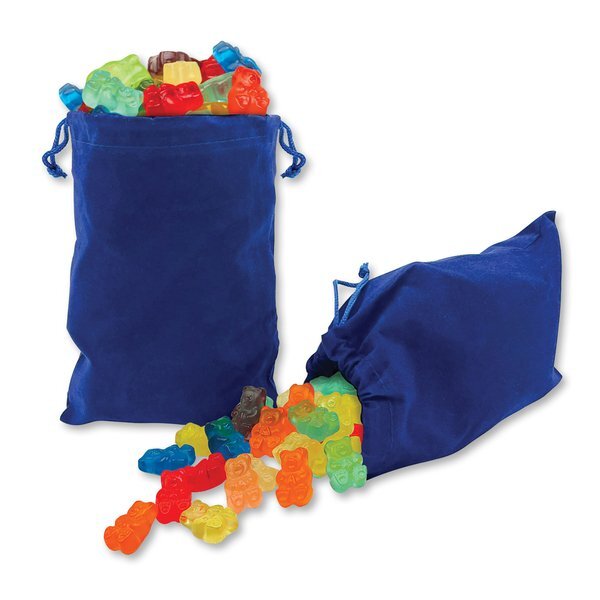 Gummy Bears in Velour Gift Bag