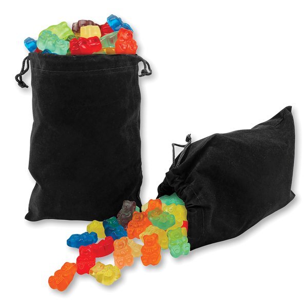 Gummy Bears in Velour Gift Bag