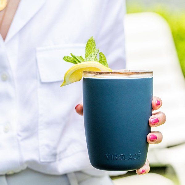 Vinglacé® Everyday Stainless & Glass Tumbler, 12oz.