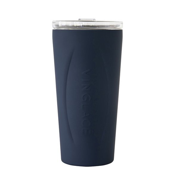 Vinglacé® Stainless Steel & Glass Tumbler, 14oz.
