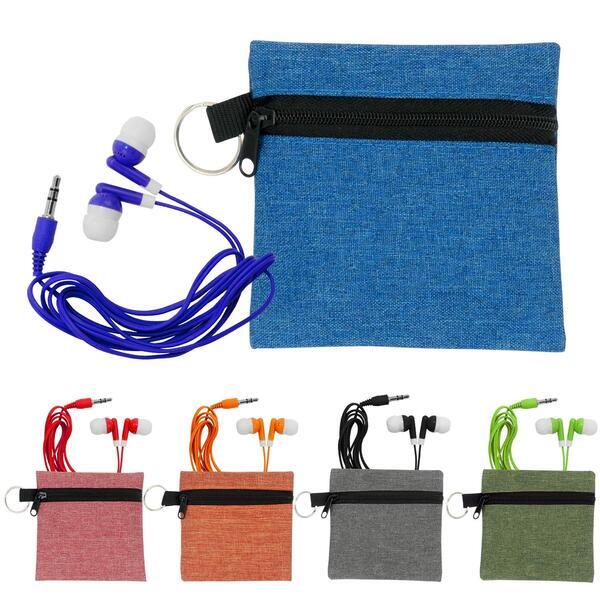 Oaklyn Ridge Travel Earbud Set in Pouch