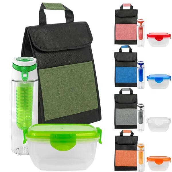 Ridge Cooler Bag w/ Infuser Bottle and Container Set