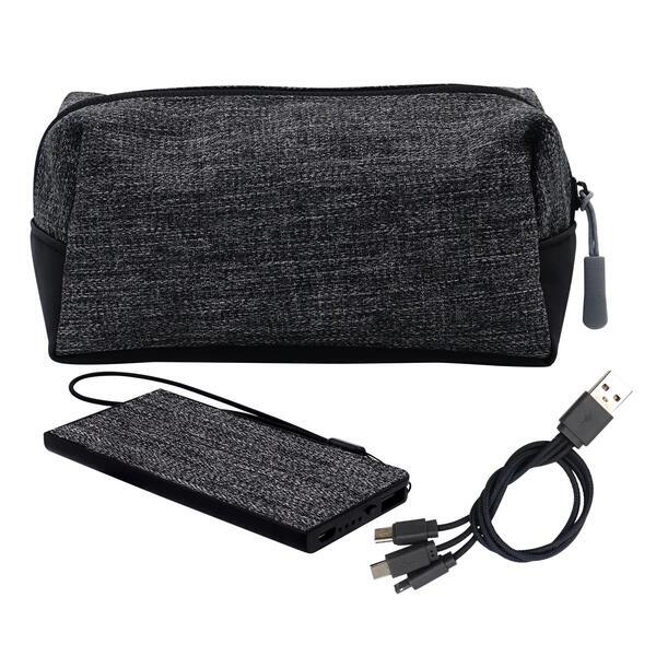 XL X Line Charging Trio Set with Power Bank, 3000 mAh