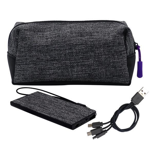 XL X Line Charging Trio Set with Power Bank, 3000 mAh