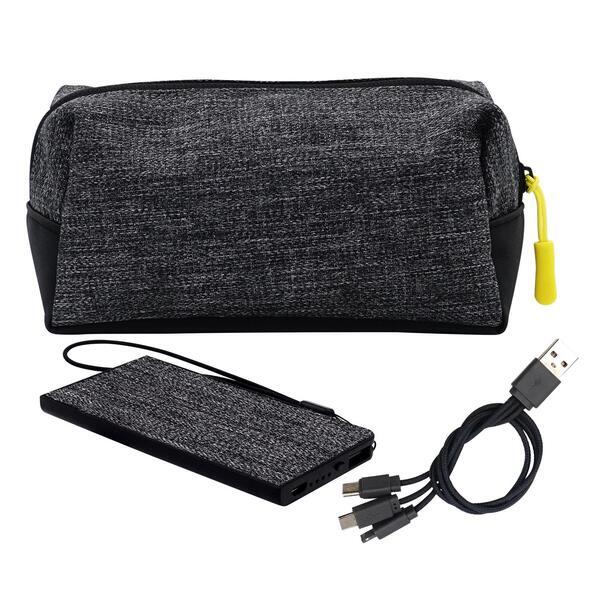 XL X Line Charging Trio Set with Power Bank, 3000 mAh