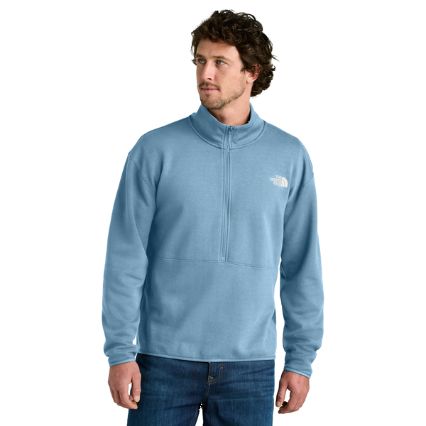 The North Face® Double Knit Cotton/Poly 1/2-Zip Men's Fleece