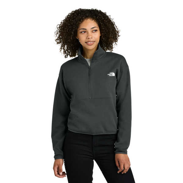 The North Face® Double Knit Cotton/Poly 1/2-Zip Ladies' Fleece