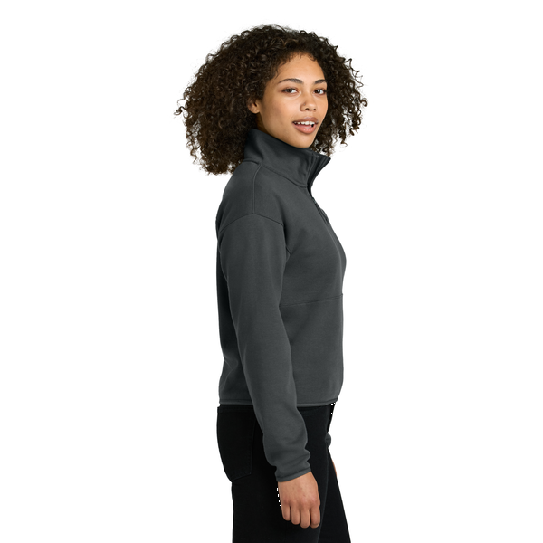 The North Face® Double Knit Cotton/Poly 1/2-Zip Ladies' Fleece