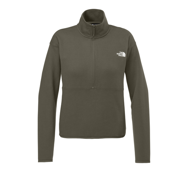 The North Face® Double Knit Cotton/Poly 1/2-Zip Ladies' Fleece