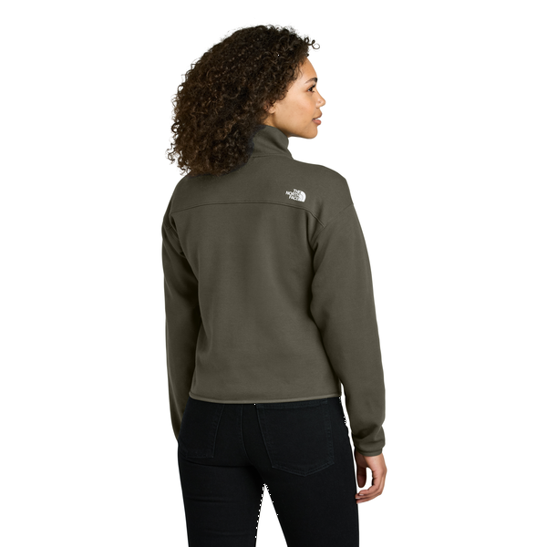 The North Face® Double Knit Cotton/Poly 1/2-Zip Ladies' Fleece