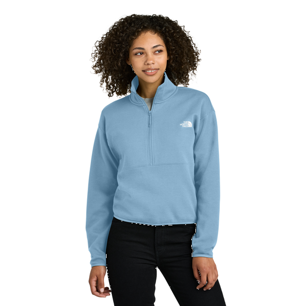 The North Face® Double Knit Cotton/Poly 1/2-Zip Ladies' Fleece