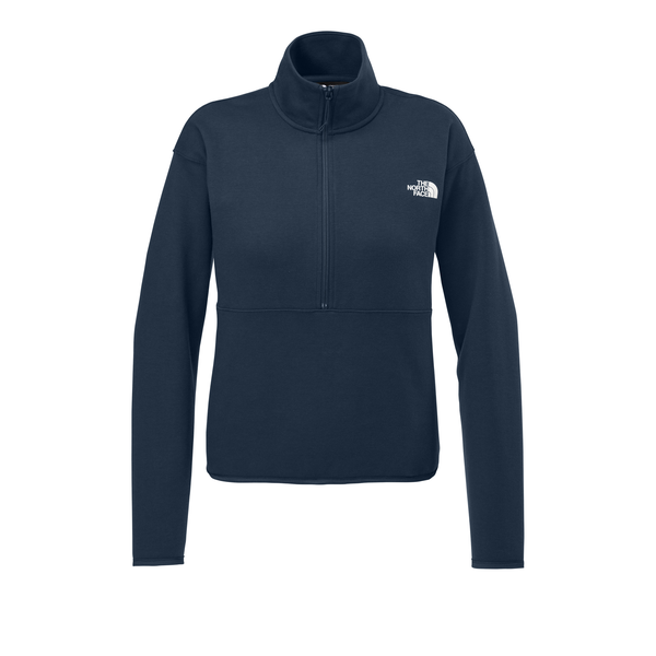 The North Face® Double Knit Cotton/Poly 1/2-Zip Ladies' Fleece
