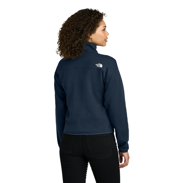 The North Face® Double Knit Cotton/Poly 1/2-Zip Ladies' Fleece