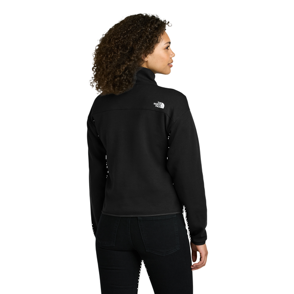 The North Face® Double Knit Cotton/Poly 1/2-Zip Ladies' Fleece