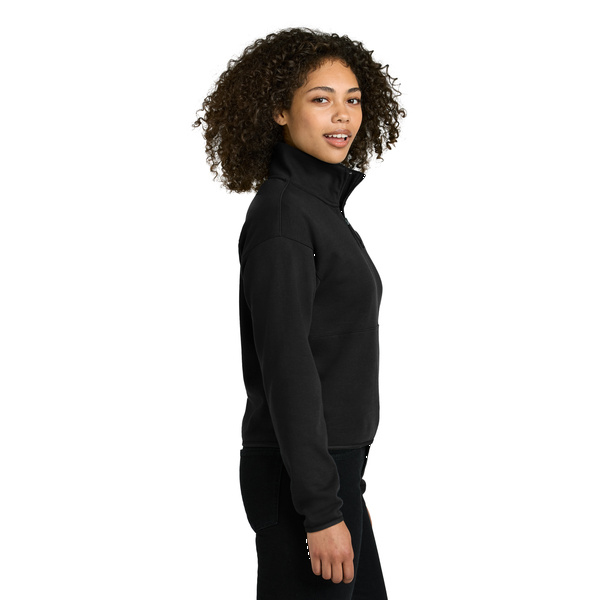 The North Face® Double Knit Cotton/Poly 1/2-Zip Ladies' Fleece