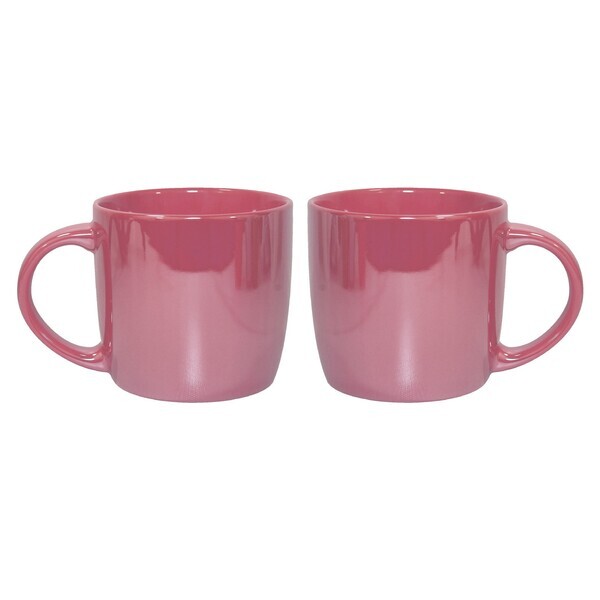 Lustre Colored Ceramic City Mug, 14oz.