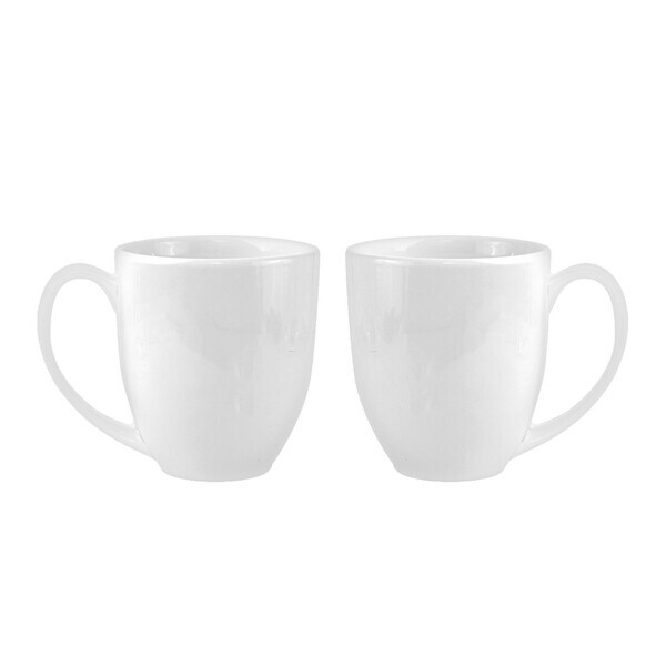 Bistro Ceramic Mug, 16oz. - White