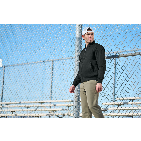 Nike® Cotton/Nylon Men's Bomber Jacket