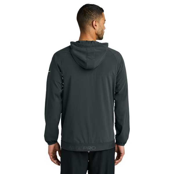 Nike® Pro Polyester/Elastane Dri-FIT Hooded Men's Jacket