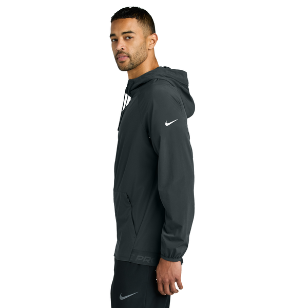 Nike® Pro Polyester/Elastane Dri-FIT Hooded Men's Jacket