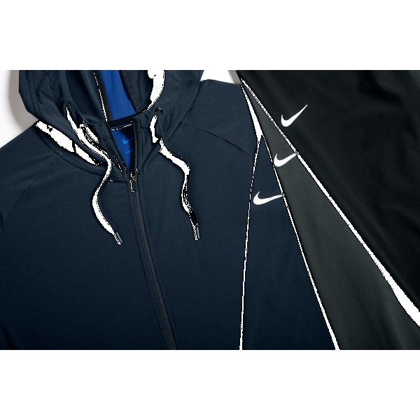 Nike® Pro Polyester/Elastane Dri-FIT Hooded Men's Jacket
