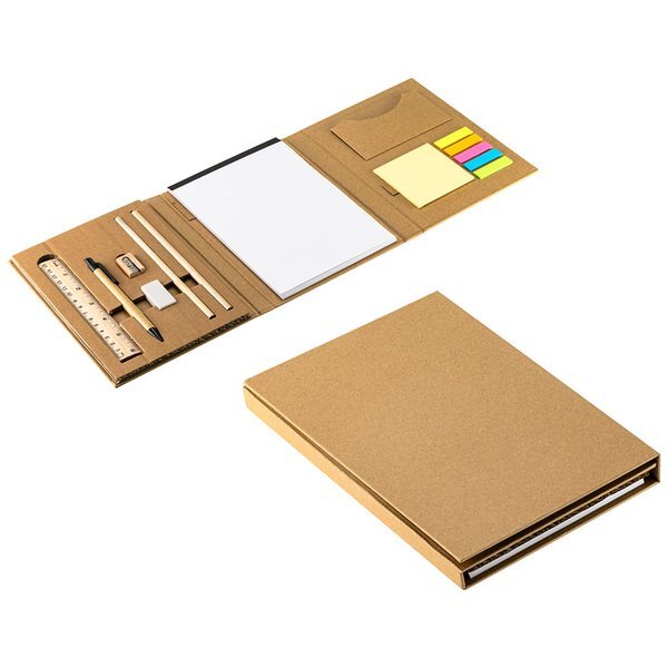 Journeyman Pad Sticky Note Portfolio w/ Ruler & Pencil