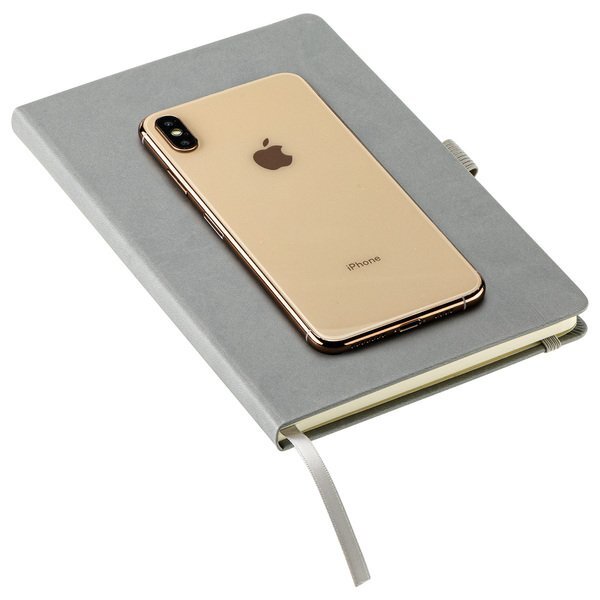 Elan Hard Cover FSC® Journal w/ Pen Loop & Inner Pocket, 5-1/2" x 8-1/2"