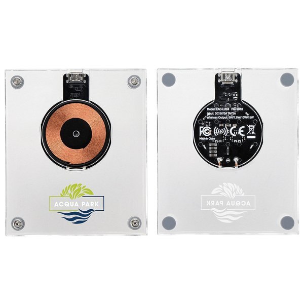 Lucent Acrylic Light-Up 15W Wireless Charger