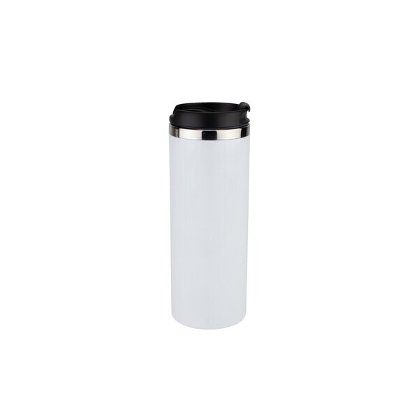 Transit White Stainless Steel Tumbler, 14oz.