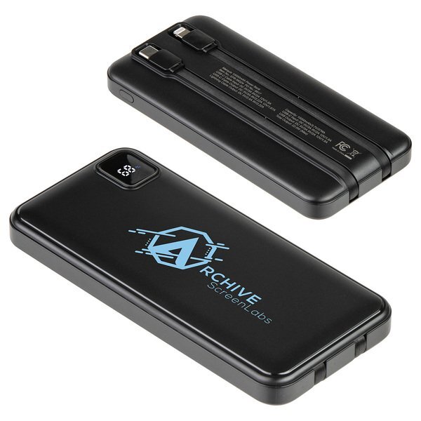 Marquis 20W PD Power Bank w/ Built-In Cables, 10000mAh