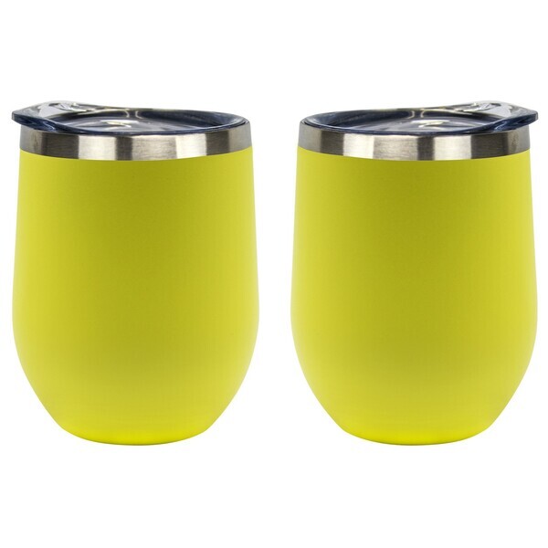 Aster Stainless Steel Tumbler w/ Vacuum Insulation, 11oz.